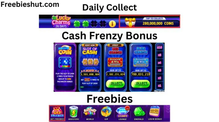cash frenzy free coins today