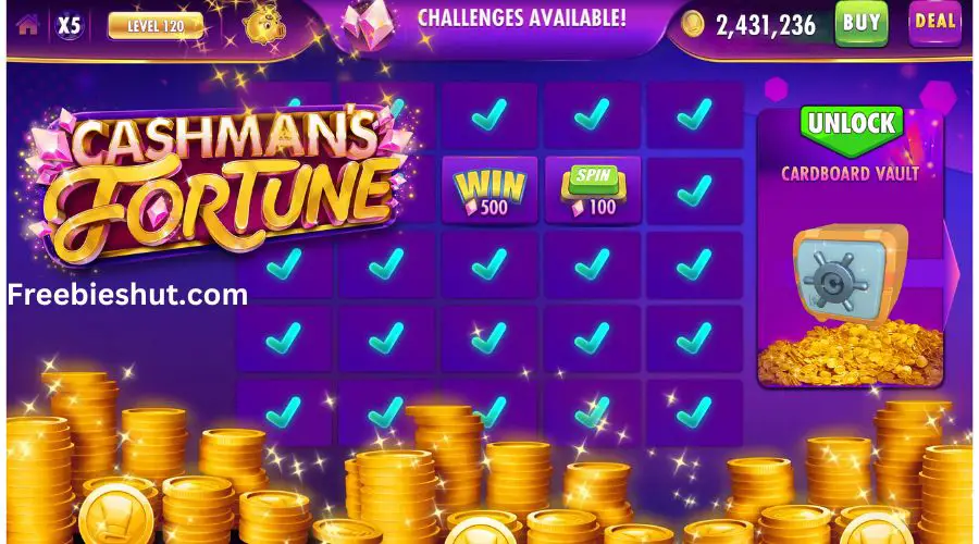 cashman casino free coins no survey