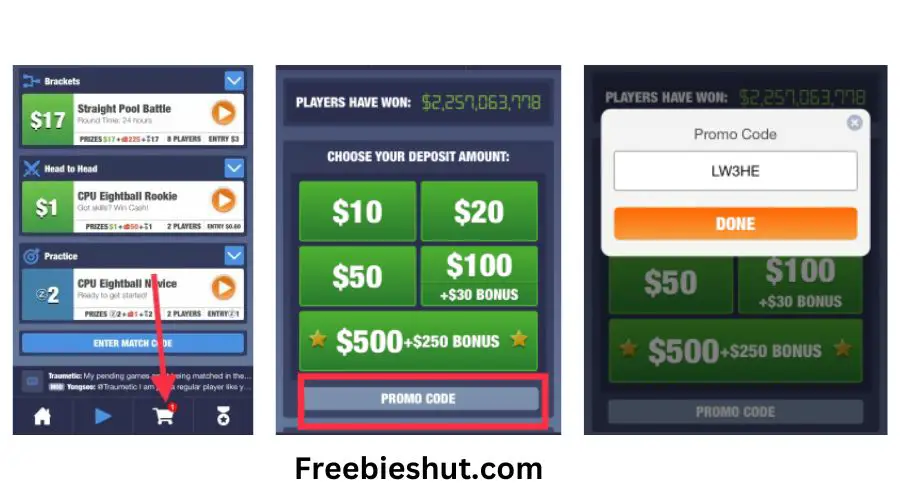 Steps to Redeem Blackout Bingo Code